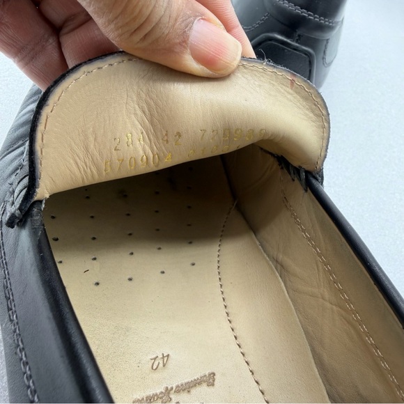 Ecco Black Leather Loafers - Picture 6 of 8